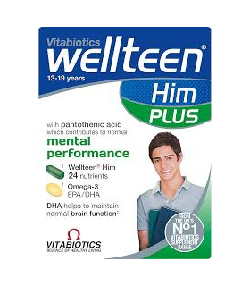 قرص ویتامین ویتابیوتیکس ولتین پلاس برای آقایان تینیجر Vitabiotics Wellteen him Plus