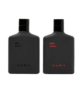 ست عطر و ادکلن زارا دوقلو من سیلور و اومو دوقلو مردانه Zara Man Uomo and Silver