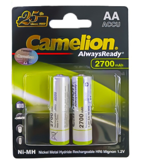 باتری قلمی کملیون شارژی 2700 میلی آمپر آلویز ردی Camelion