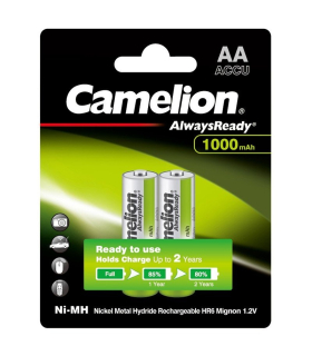 باتری قلمی کملیون شارژی 1000 میلی آمپر Camelion