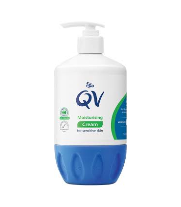 کرم مرطوب کننده پوست های حساس کیو وی اصل QV