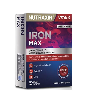 قرص آهن نوتراکسین آیرون مکس Nutraxin Iron Max