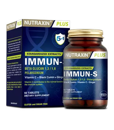 قرص تقویت کننده سیستم ایمنی ایمون اس نوتراکسین Nutraxin Immun-S