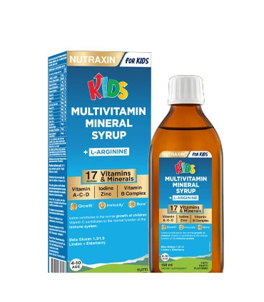 شربت مولتی ویتامین مینرال کودکان نوتراکسین Nutraxin