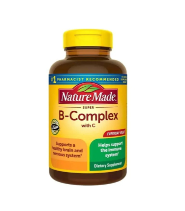 قرص سوپر ب کمپلکس و ویتامین ث نیچرمید Nature Made B-Complex & C