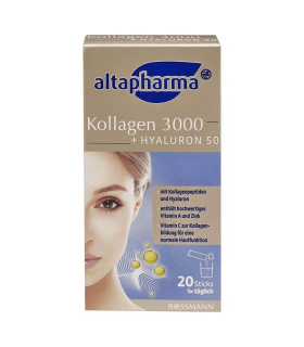 ساشه پودر کلاژن 3000 و هیالورون 50 آلتافارما altapharma