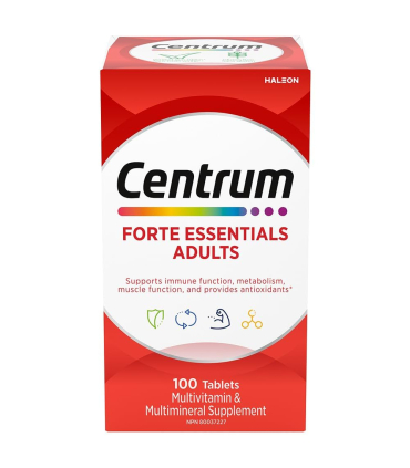 قرص سنتروم مکمل مولتی ویتامین فورته اسنشالز Centrum