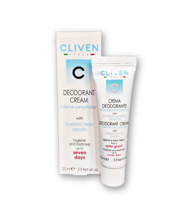 کرم دئودورانت و ضد تعریق کلیون 7 روزه اصل ایتالیا cliven deodorant cream