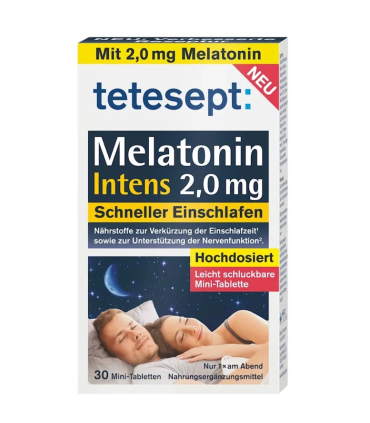 قرص ملاتونین اینتنس تتسپت اصل آلمان tetesept Melatonine Intense