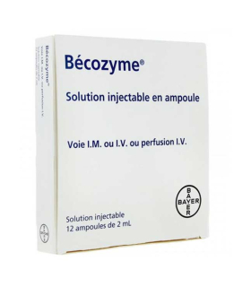 آمپول بکوزیم بایر ب کمپلکس اصل فرانسه becozyme bayer