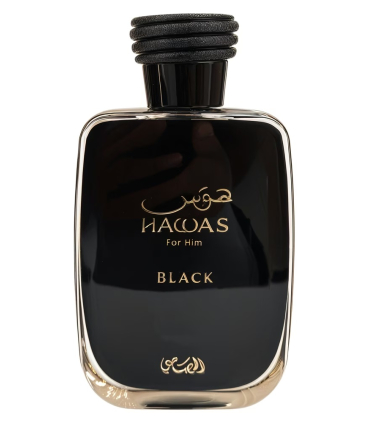 عطر و ادکلن رصاصی هوس بلک (سیاه) مردانه Rasasi Hawas Black