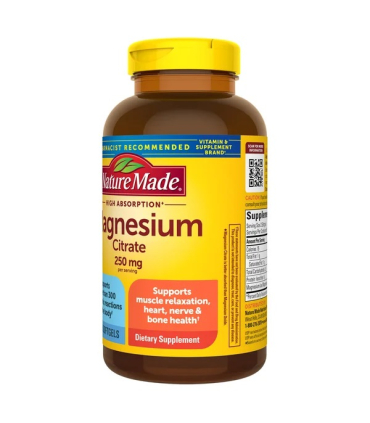 سافت ژل منیزیم سیترات نیچرمید 250 میلی گرم Nature Made Magnesium Citrate