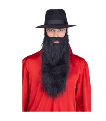 ریش و سبیل مصنوعی مشکی نمایشی مخصوص سرگرمی تائتر