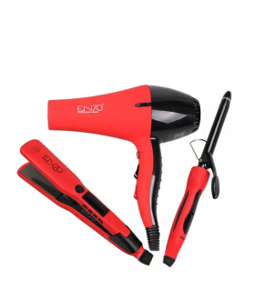 سشوار انزو پروفیشینال همراه با اتو مو و فرکننده Enzo Professional EN_6306