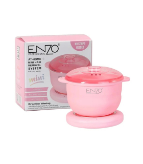 دستگاه موم گرم کن و کاسه سیلیکونی ذوب وکس انزو پروفیشینال Enzo Professional