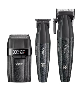 ست ماشین اصلاح حجم زن / خط زن و شیور وی جی ار بسته سه عددی VGR V-640 S3