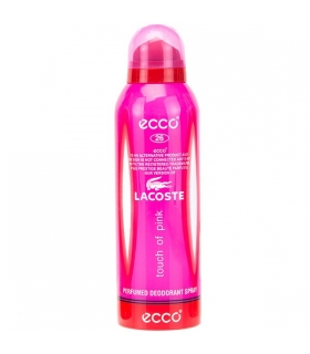 اسپری زنانه اکو لاگوست تاچ آف پینک Ecco Lacoste Touch Of Pink Spray For Women 