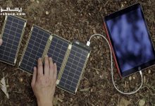 با کاغذهای خورشیدی تلفن همراهتان را شارژکنید